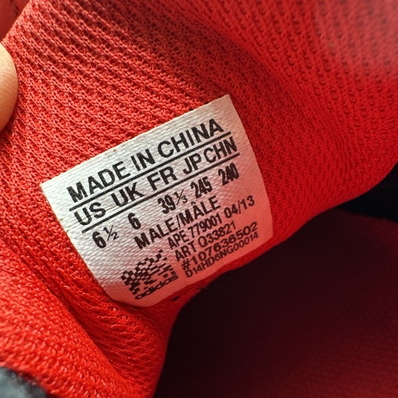 Adidas Powerlift 2.0‎ Mens 6.5 Q33821 Black Leather Training Shoes Sneakers - Picture 8 of 8